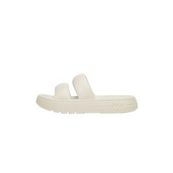 Klapki damskie Fila Superbubble. Brązowe klapki damskie Fila, bez wzorów, z materiału, bez obcasa. Za 233.00 zł.
