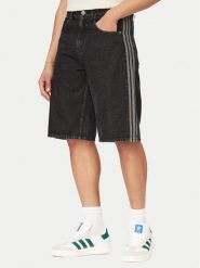 Adidas Szorty jeansowe adicolor Firebird KD1498 Czarny Loose Fit. Czarne szorty męskie Adidas, m, bez wzorów, z bawełny. Za 298.99 zł.