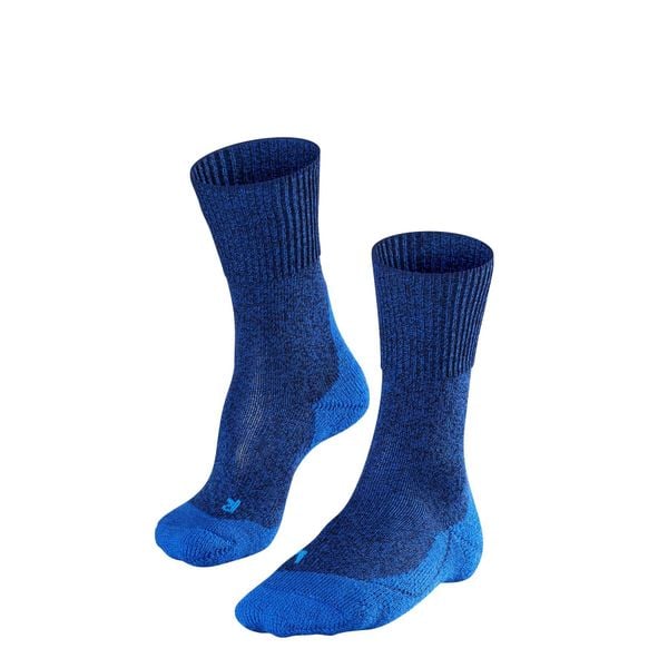 Skarpetki Falke TK1 Wool. Niebieskie skarpety męskie Falke, bez wzorów, z poliamidu. Za 172.00 zł.