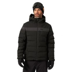 Kurtka Narciarska męska Helly Hansen Bossanova Puffy Jacket. Czarne kurtki męskie Helly Hansen, na zimę, m, bez wzorów, sportowe, bez kaptura. W wyprzedaży za 1,589.00 zł.