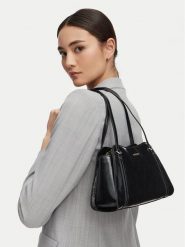 Guess Torebka Xena HWTC97 31080 Czarny. Czarne torebki do ręki damskie Guess, z aplikacjami, ze skóry, bez dodatków. Za 414.99 zł.