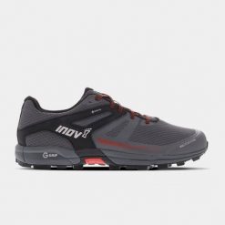 Buty do biegania męskie, Inov-8 Roclite G 315 GTX. Czerwone buty sportowe męskie Inov-8, z gumy, bez zapięcia, do biegania. Za 499.99 zł.
