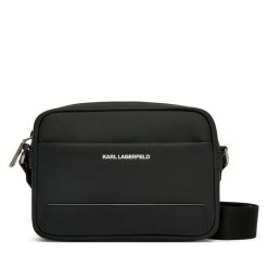 Saszetka KARL LAGERFELD. Czarne saszetki męskie KARL LAGERFELD, młodzieżowe, małe. Za 649.99 zł.