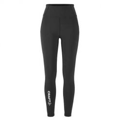 Spodnie treningowe damskie Craft Rush 2.0. Czarne spodnie sportowe damskie Craft, l, bez wzorów, z materiału, na fitness i siłownię. Za 258.00 zł.