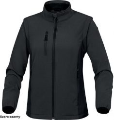 Delta Plus - BLUZA SOFTSHELL 96% POLIESTER 4% ELASTAN - ODPINANE RĘKAWY XS. Bluzy męskie DELTA PLUS, m, bez wzorów, z elastanu, bez kaptura. Za 182.64 zł.