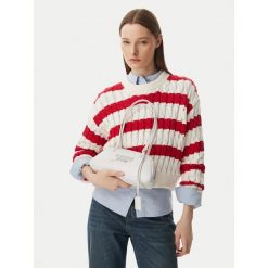 Torebka Tommy Jeans. Białe torebki do ręki damskie Tommy Jeans, bez wzorów, z jeansu, klasyczne, bez dodatków. Za 449.99 zł.