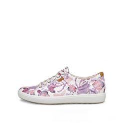Buty sportowe damskie Ecco Soft 7. Białe obuwie sportowe damskie ecco, bez wzorów. Za 492.00 zł.