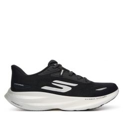 Buty do biegania Skechers. Czarne buty sportowe męskie Skechers, bez zapięcia, do biegania. Za 559.99 zł.