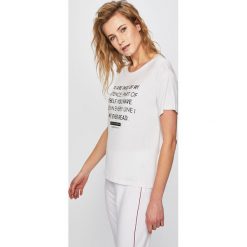 Silvian Heach - Top. Białe t-shirty damskie Silvian Heach, l, bez wzorów, z dzianiny, klasyczne, bez kołnierzyka. W wyprzedaży za 119.90 zł.