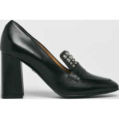 Solo Femme - Szpilki. Szare szpilki damskie Solo Femme, z gumy. W wyprzedaży za 319.90 zł.