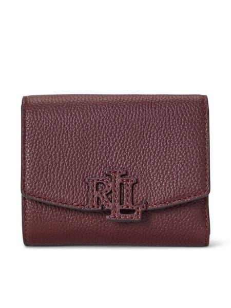 LAUREN RALPH LAUREN Portfel 432966782009 Bordowy. Czerwone portfele damskie Lauren Ralph Lauren, bez wzorów, ze skóry. Za 529.99 zł.