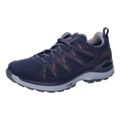 Buty trekkingowe damskie Lowa Innox Evo Ii Gtx. Niebieskie obuwie sportowe damskie Lowa, bez wzorów, z materiału, trekkingowe. Za 953.00 zł.
