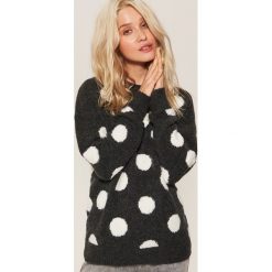 Sweter w grochy - Szary. Szare swetry damskie House. Za 89.99 zł.