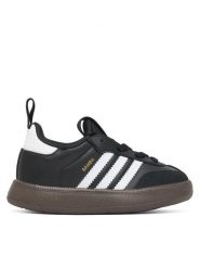 Adidas Sneakersy Samba Quickon KK2179 Czarny. Czarne buty sportowe chłopięce Adidas, bez wzorów, ze skóry, bez zapięcia. Za 219.99 zł.