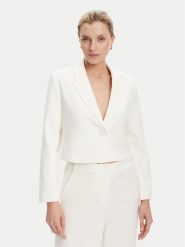 Tatuum Marynarka Reneta T2508.024 Écru Slim Fit. Białe żakiety damskie Tatuum, bez wzorów, z syntetyku. Za 379.99 zł.