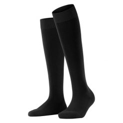 Skarpetki do kolan damskie Falke ClimaWool. Niebieskie skarpety damskie Falke, bez wzorów, z lyocellu. Za 149.00 zł.