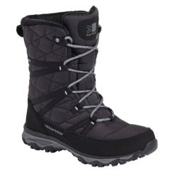 Buty zimowe damskie Karrimor Polar Quilt. Czarne obuwie sportowe damskie Karrimor, bez wzorów, z polaru, trekkingowe. Za 453.99 zł.