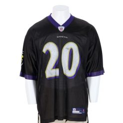 Second life - Męska koszulka NFL Baltimore Ravens - Stan bardzo dobry. Czarne koszulki sportowe męskie Reebok, m, bez wzorów, bez kołnierzyka, bez ramiączek, do piłki nożnej. Za 149.06 zł.