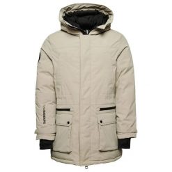 Pikowana parka Superdry City. Szare kurtki męskie Superdry., na zimę, m, bez wzorów. W wyprzedaży za 654.00 zł.
