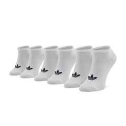 Skarpety krótkie adidas. Białe skarpety damskie Adidas, bez wzorów. Za 49.99 zł.