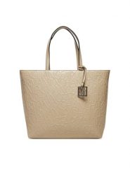 Armani Exchange Torebka 942650 CC793 U1092 Beżowy. Brązowe torebki do ręki damskie Armani Exchange, bez wzorów, ze skóry, bez dodatków. Za 449.99 zł.