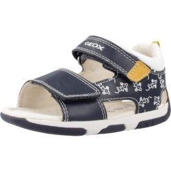 Sandały GEOX B SANDAL TAPUZ BOY Niebieski. Niebieskie sandały męskie Geox, ze skóry, bez zapięcia. Za 116.99 zł.