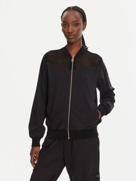 Liu Jo Sport Bluza TA5071 T2900 Czarny Regular Fit. Czarne bluzy damskie Liu Jo Sport, s, bez wzorów, z syntetyku, bez kaptura. Za 359.99 zł.