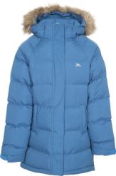 Trespass Unique - Kurtka damska Tp50 Cosmic Blue. Niebieskie kurtki damskie Trespass, xxl, bez wzorów, z futra, z kapturem. Za 193.35 zł.