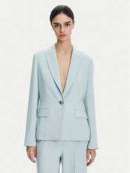PINKO Marynarka 104930 A213 Błękitny Regular Fit. Niebieskie żakiety damskie Pinko, bez wzorów, z wiskozy. Za 889.99 zł.