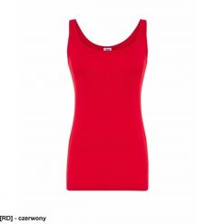 JHK - Top damski czerwony S. Czerwone t-shirty damskie JHK, s, bez wzorów, bez kołnierzyka. Za 19.55 zł.