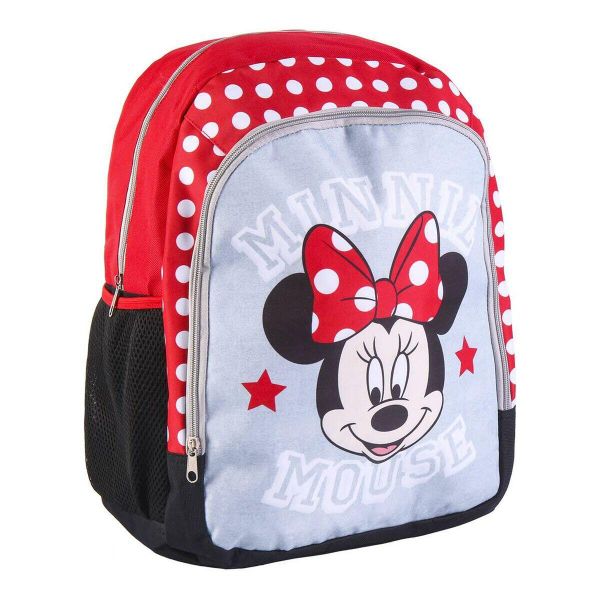 Plecak szkolny Minnie Mouse Czerwony. Czerwone plecaki damskie MINI MOUSE, bez wzorów. Za 156.50 zł.