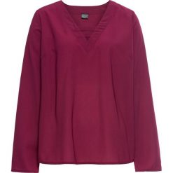 Bluzka bonprix jeżynowy. Bluzki damskie bonprix. Za 32.99 zł.