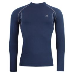 Bielizna Peak Mountain Canjoy. Niebieskia bluzki z długim rękawem męskie Peak Mountain, m, bez wzorów, bez kołnierzyka. Za 129.50 zł.