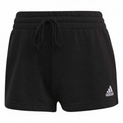 Spodenki damskie ADIDAS W SL FT SHO XXS. Czarne szorty sportowe damskie Adidas, l, bez wzorów, z bawełny, eleganckie, do biegania. Za 99.00 zł.