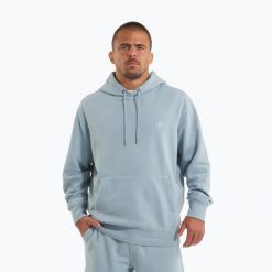 Bluza męska Pitbull Lancaster 2 Hooded Sweatshirt. Niebieskie bluzy sportowe męskie PITBULL, l, bez wzorów, z bawełny, bez kaptura, na fitness i siłownię. Za 199.99 zł.
