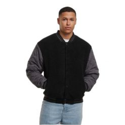 Kurtka Urban Classics Teddy. Czarne kurtki męskie Urban Classics, l, bez wzorów, bez kaptura. Za 337.00 zł.