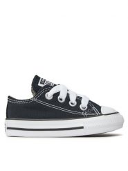 Converse Trampki Chuck Taylor All Star Ox 7J235C Czarny. Czarne trampki i tenisówki dziewczęce Converse, bez wzorów, z materiału, bez zapięcia. Za 159.99 zł.