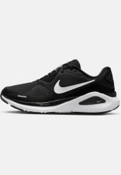 Buty do biegania Nike Structure 26 Kobieta Czarny. Czarne obuwie sportowe damskie Nike, bez wzorów, z gumy, do biegania. Za 658.50 zł.