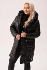 Czarna pikowana kurtka Rio - styl i ciepło na każdą pogodę PLUS SIZE XXL OVERSIZE JESIEŃ ZIMA. Czarne kurtki damskie Moda Size Plus Iwanek, na jesień, plus size, bez wzorów, z poliesteru, bez kaptura. Za 499.90 zł.