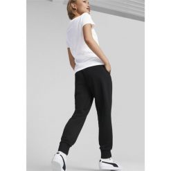 Damskie spodnie dresowe Essentials PUMA Black. Czarne spodnie dresowe damskie Puma, xs, bez wzorów, z dresówki. Za 214.39 zł.