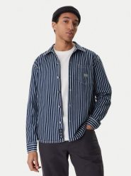 RVCA Koszula jeansowa Dayshift Hickory 23A053511 Niebieski Regular Fit. Niebieskie koszule męskie RVCA, m, bez wzorów, z jeansu, bez kołnierzyka, bez ramiączek. Za 209.99 zł.