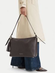 Nine West Torebka CEO-PRINCE STAR-LDA9530 Brązowy. Brązowe torebki do ręki damskie Nine West, bez wzorów, ze skóry, retro, bez dodatków. Za 229.99 zł.