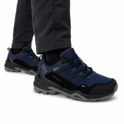 Buty męskie sportowe trekkingowe turystyczne DK VENOM VB17920 NAVY. Czarne trekkingi męskie DK, trekkingowe. Za 199.00 zł.