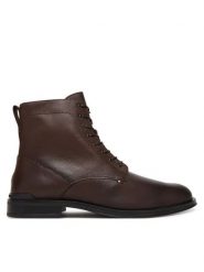 Tommy Hilfiger Kozaki Corporate FM0FM05577 Brązowy. Brązowe kozaki męskie Tommy Hilfiger, ze skóry. Za 799.99 zł.