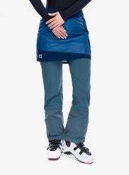 Spódnica ocieplana Ortovox Swisswool Piz Boe Skirt. Niebieskie spódnice damskie ORTOVOX, s, bez wzorów, z materiału, dopasowane. Za 478.49 zł.