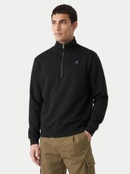 G-Star Raw Bluza Premium D26459 C235 Czarny Regular Fit. Czarne bluzy męskie G-Star, m, bez wzorów, z syntetyku, bez kaptura. Za 314.99 zł.