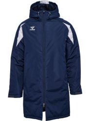 Parka Hummel Core 2.0. Białe parki damskie Hummel, xl, bez wzorów, z materiału, klasyczne, z kapturem. Za 393.55 zł.
