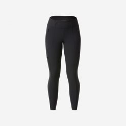 Legginsy trekkingowe damskie Simond Travel 500. Czarne legginsy damskie SIMOND, m, bez wzorów, z elastanu, trekkingowe. Za 159.99 zł.