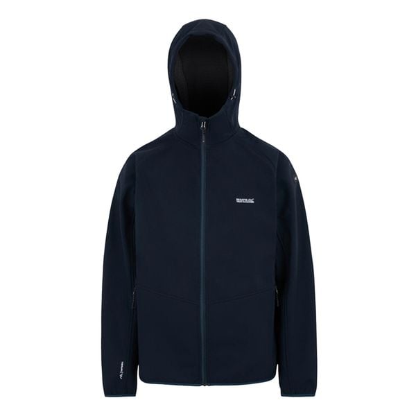 Kurtka Męska Arec III. Czarne kurtki męskie Regatta, l, bez wzorów, z elastanu, z kapturem. Za 300.99 zł.