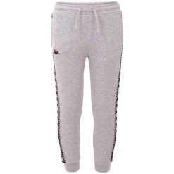Spodnie Do Joggingu Dla Dziewczynki Inama. Szare spodnie sportowe dla dziewczynek Kappa, bez wzorów, do biegania. Za 108.99 zł.